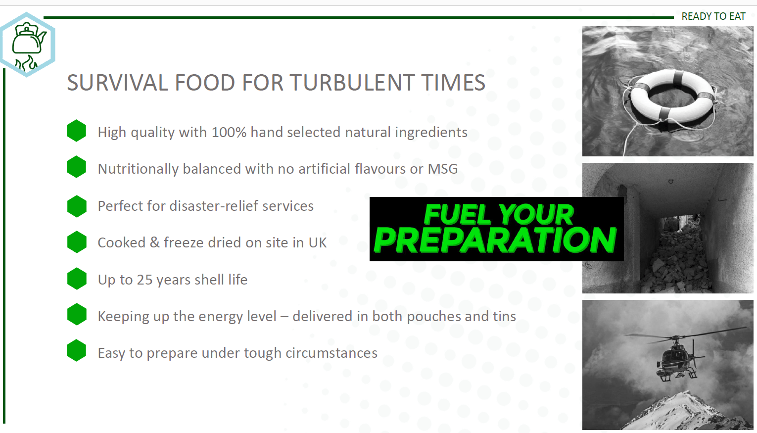 Fuel Your Preparation bullet points