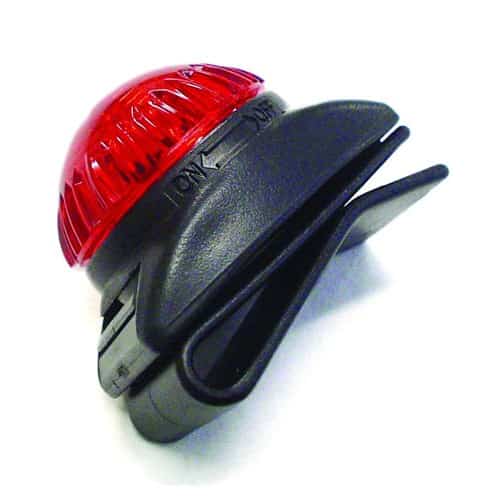 Personal Flashing Safety Light with Belt Clip Set of 2 Water Resistant 