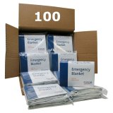 100 Emergency Foil Blankets