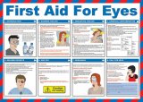 First Aid For Eyes Poster - laminated 59cm X 42cm