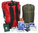 personal offshore abandonment kit red waterproof bag