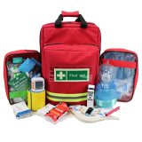 advanced first aid kit with medical supplies