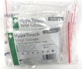 6 pairs of large vinyl first aid gloves