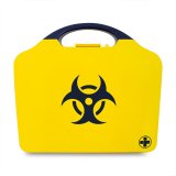 Biohazard Body Fluid Clean-Up Kit 2 Applications in Yellow Box
