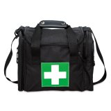 Black First Aid Bag Compact Sized Holdall