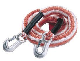 2500KG Concertina Tow Rope - manufactured to BS AU 187