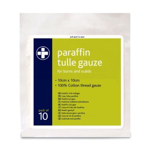 Paraffin Gauze Dressing 10x10cm (Pack of 10)