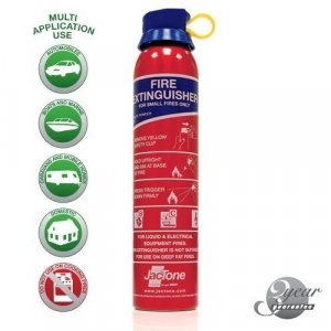 Car Fire Extinguisher 600g Powder BS6165