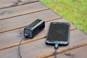 Emergency Battery Powered USB Phone Charger