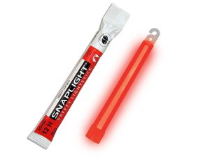 Cyalume Safety Snaplight Lightstick 6" ChemLight 12HR Red