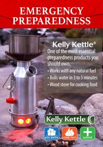 Kelly Kettle Complete Kit 1.2l Stainless