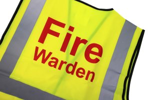 fire warden high visibility vest