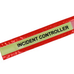 Reflective Armband 'INCIDENT CONTROLLER' with Glow in the Dark Band