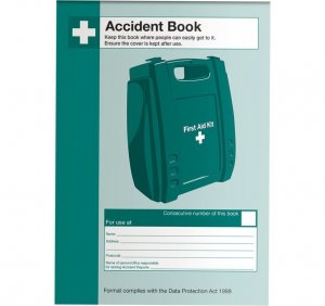 Accident Log Book - Data Protection Act Compliant - A5 Size