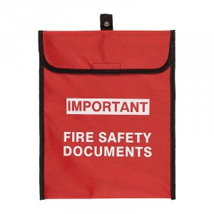 Fire Safety Document Holder Can Be Wall Hung