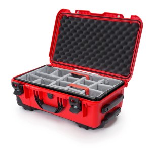 case shown with padded diveder set