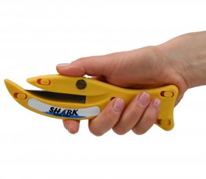 shark safety knife yello