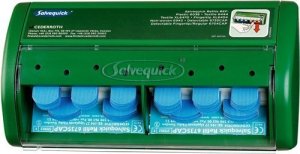 Cederroth Salvequick Plaster Dispenser with 70 Blue Washproof Plasters