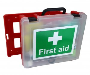 First Aid Kit for Business with Hanging Bracket