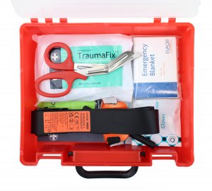bleeding control kit contents red box