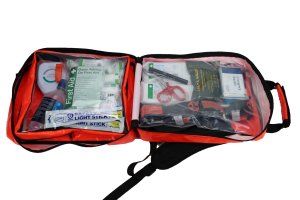 forestry first aid kit open bag