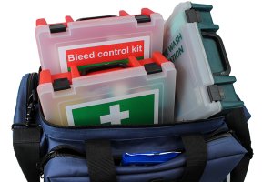 major components fo site first aid kit