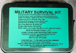 BCB Military Survival Tin