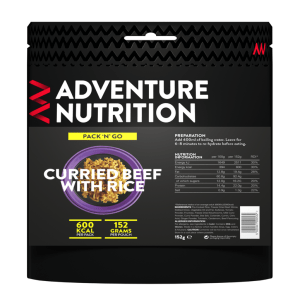 curried beef with rice freeze dried meals
