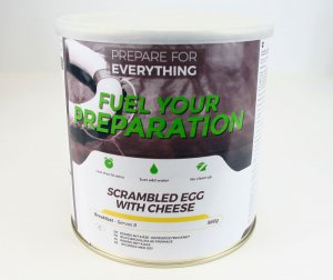 Freeze Dried Tin Scrambled Egg With Cheese