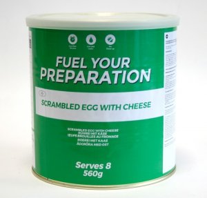 Freeze Dried Tin Scrambled Egg With Cheese