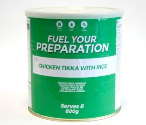Freeze Dried Tin Chicken Tikka With Rice