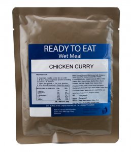 Ready to Eat Wet Meal Chicken Curry With Brown Rice