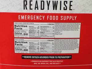 L401 nutrition label