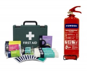 Taxi Fire Extinguisher and First Aid Kit