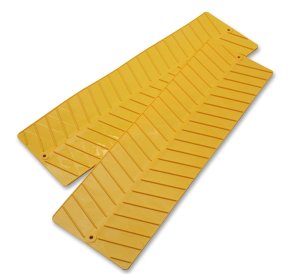 Yellow Traction Grip Mats for Car Tyres in Snow and Mud Pair