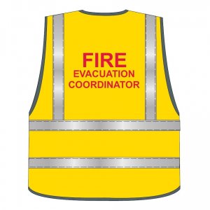 Fire Evacuation Coordinator Vest - HiVis Identification Vest
