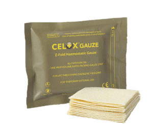 Celox Z-Fold Haemostatic Gauze 3m x 7.6cm