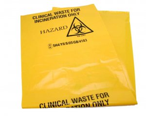 Yellow Clinical Waste Sack 6kg Capacity