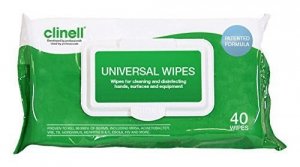 Clinell Universal Surface Sanitising Wipes - NHS Approved
