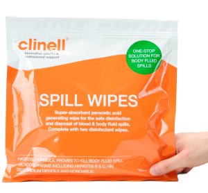spill wipe kit body fluid wipes