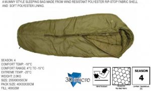 Winter Sleeping Bag 4+ Season Challenger Lite 400