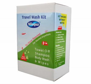 Travel Wash Kit No Water Required