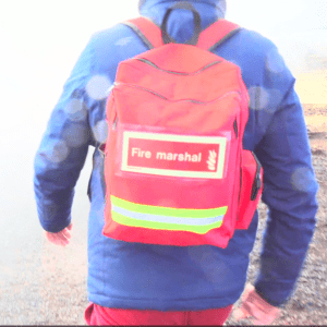 fire marshal rucksack worn outdoors