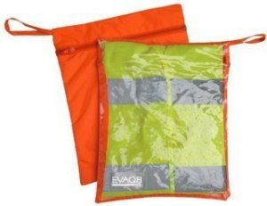 Fire Marshal Vest Storage Bag With Transparent Window Empty