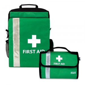 First Aid Backpack Green Empty