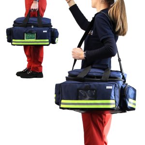 bag can be hand carried or used with shoulder strap