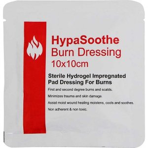 Hypasoothe Burns Dressing 10cm x 10cm Gel Soaked