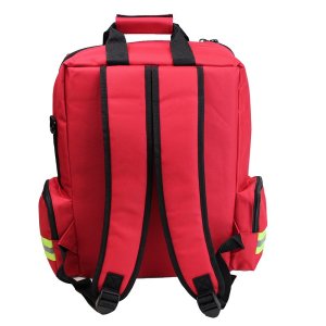 backpack straps of emergency equipment backpack