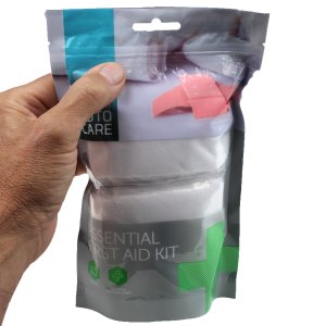 Travel First Aid Kit in Waterproof Pouch