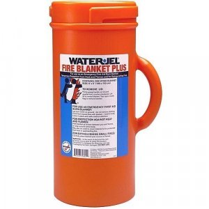 Water Jel Fire Blanket Plus 182cm x 152cm in Orange Canister